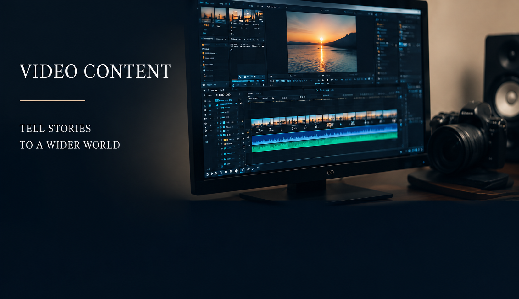 VIDEO CONTENT — TELL STORIES TO A WIDER WORLD