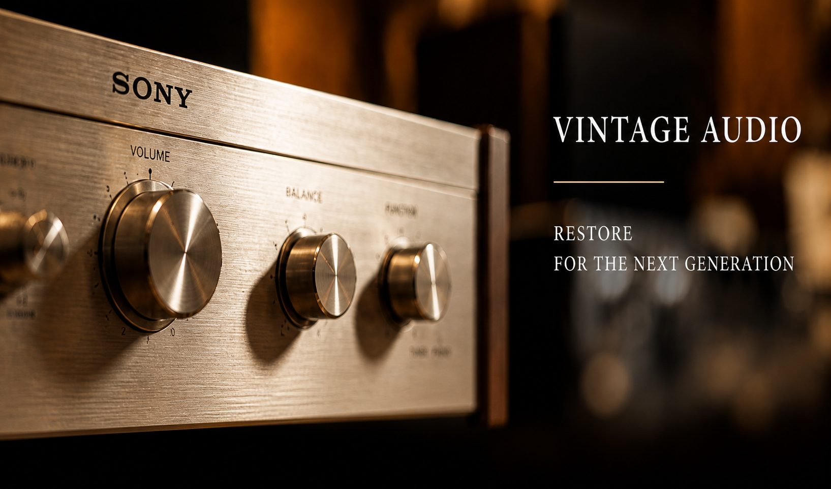 VINTAGE AUDIO — RESTORE FOR THE NEXT GENERATION